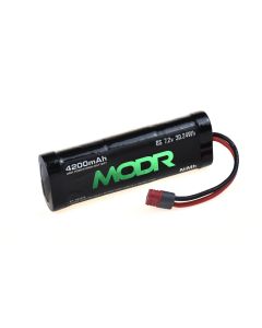 Modr NiMH 7,2V (6c) 4200mAh - T-liitin