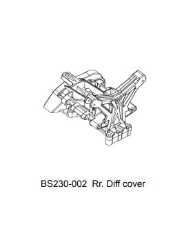Rr. Diff cover 