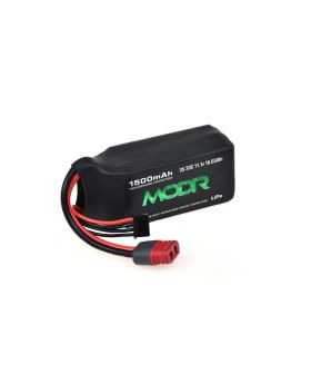 Modr Li-Po 11,1V (3s) 1500mAh 30C - T-liitin