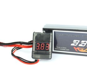 Akku Li-Po mittari 1-8s halyttimen kanssa