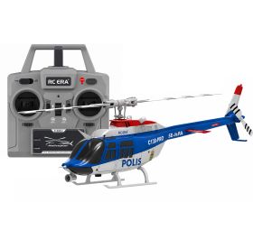 RC ERA Bell-206 C138 poliisihelikopteri harjattomilla moottoreilla ja Optical Flow -toiminnolla