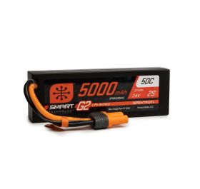 Spektrum Li-Po 7,4V 2S 5000mAh 50C Smart - IC5-liitin